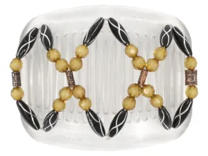 African Butterfly Hair Comb - Dalena Clear 114