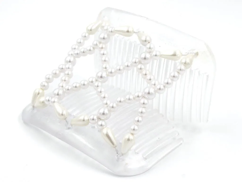 African Butterfly Hair Comb - Ndalena Clear 108