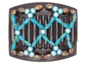 African Butterfly Thick Hair Comb - Ndalena Brown 124