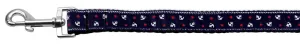 Anchors Nylon Ribbon Leash Blue 1 inch wide 6ft Long