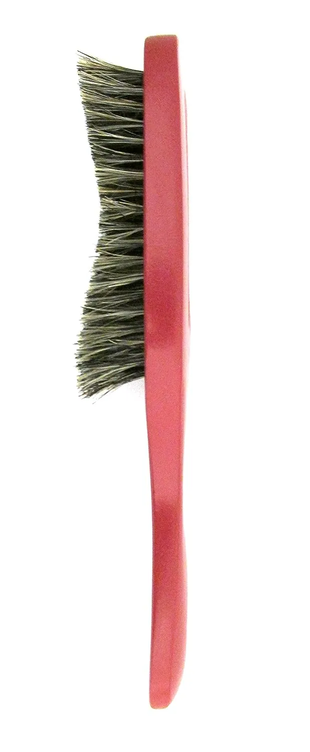 Annie Soft Wave Curved Bristle Brush 100% Pure Boar Bristles #2340