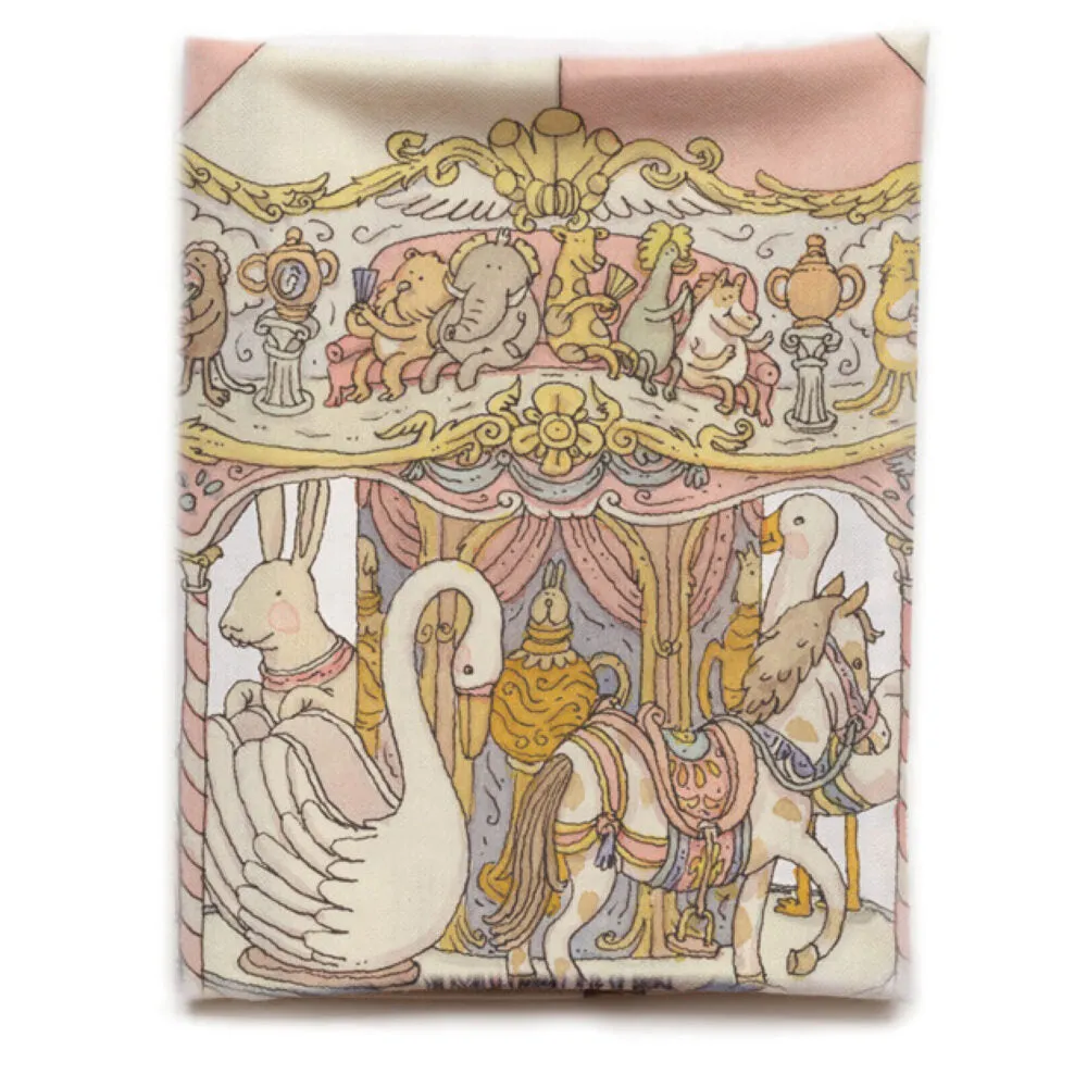 Atelier Choux Cashmere Blanket - Carousel - 100x80cm