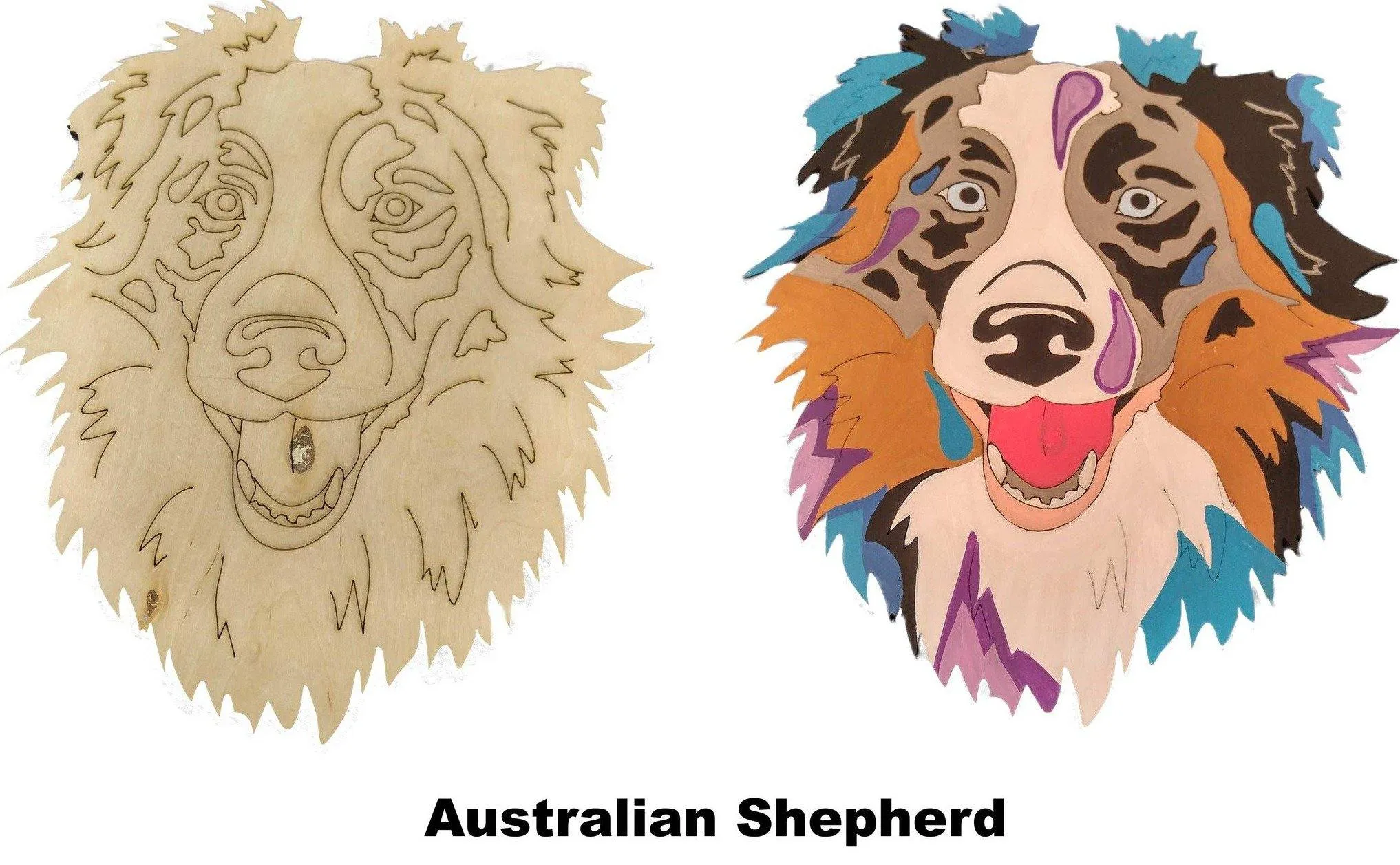 Australian Shepherd-DIY Pop Art Paint Kit