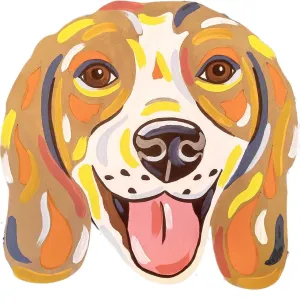 Beagle-DIY Pop Art Paint Kit