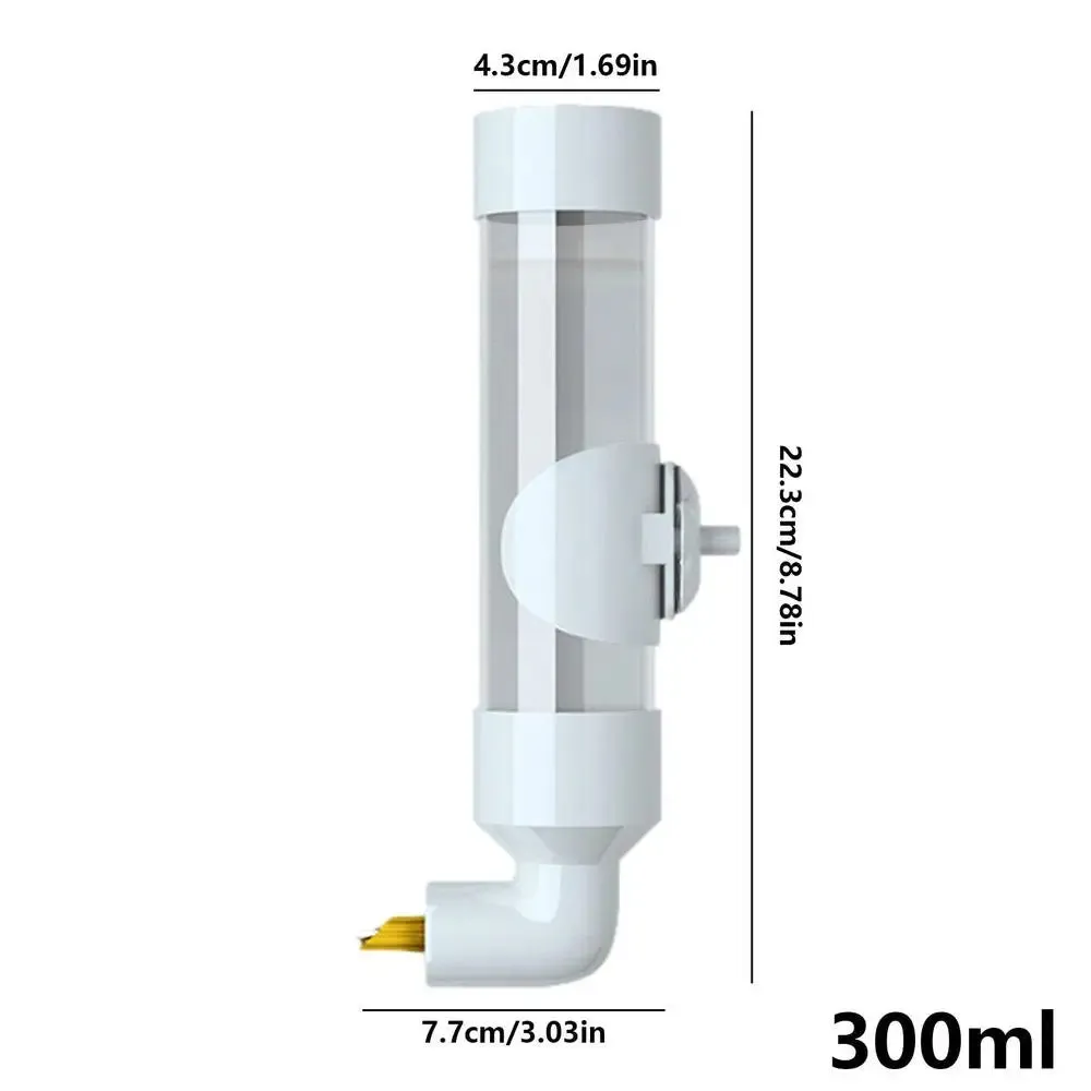 Birds Water Feeder Automatic Bird Cage Suspended Parakeet Water Dispenser for Cage Budgie Drinker Bottle Acrylic Parrot Waterer