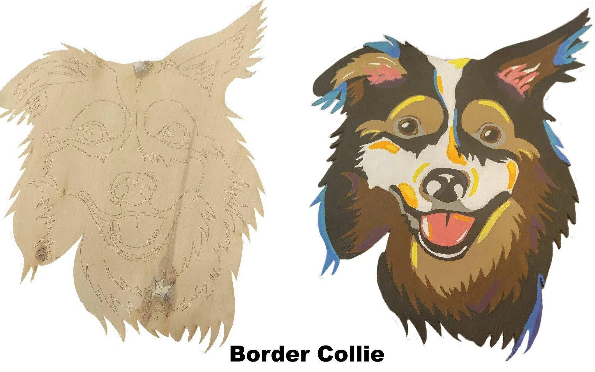 Border Collie-DIY Pop Art Paint Kit