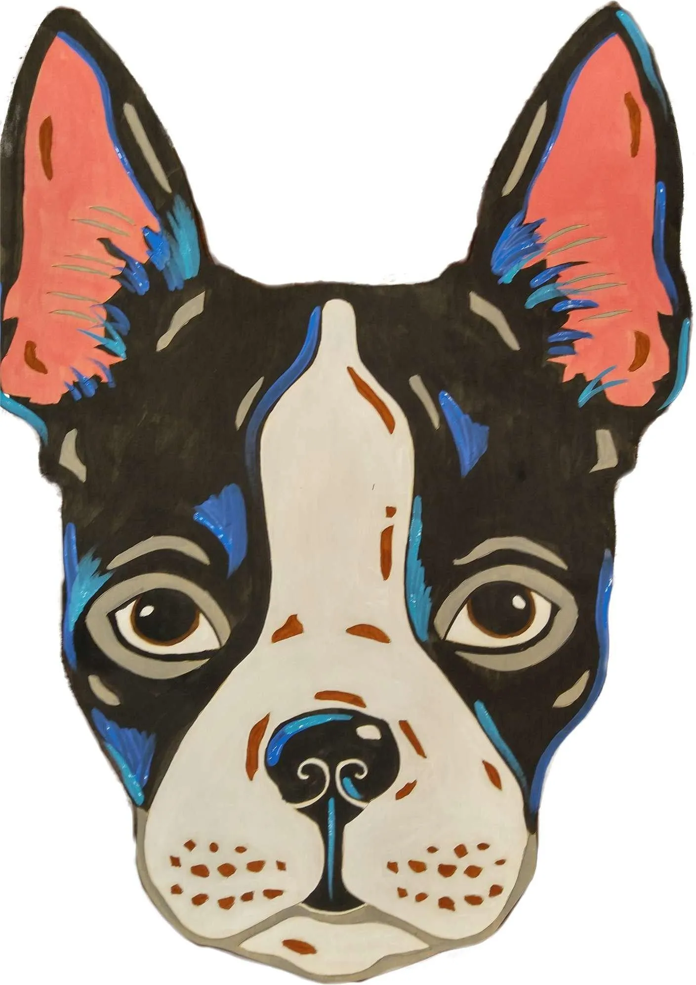 Boston Terrier-DIY Pop Art Paint Kit