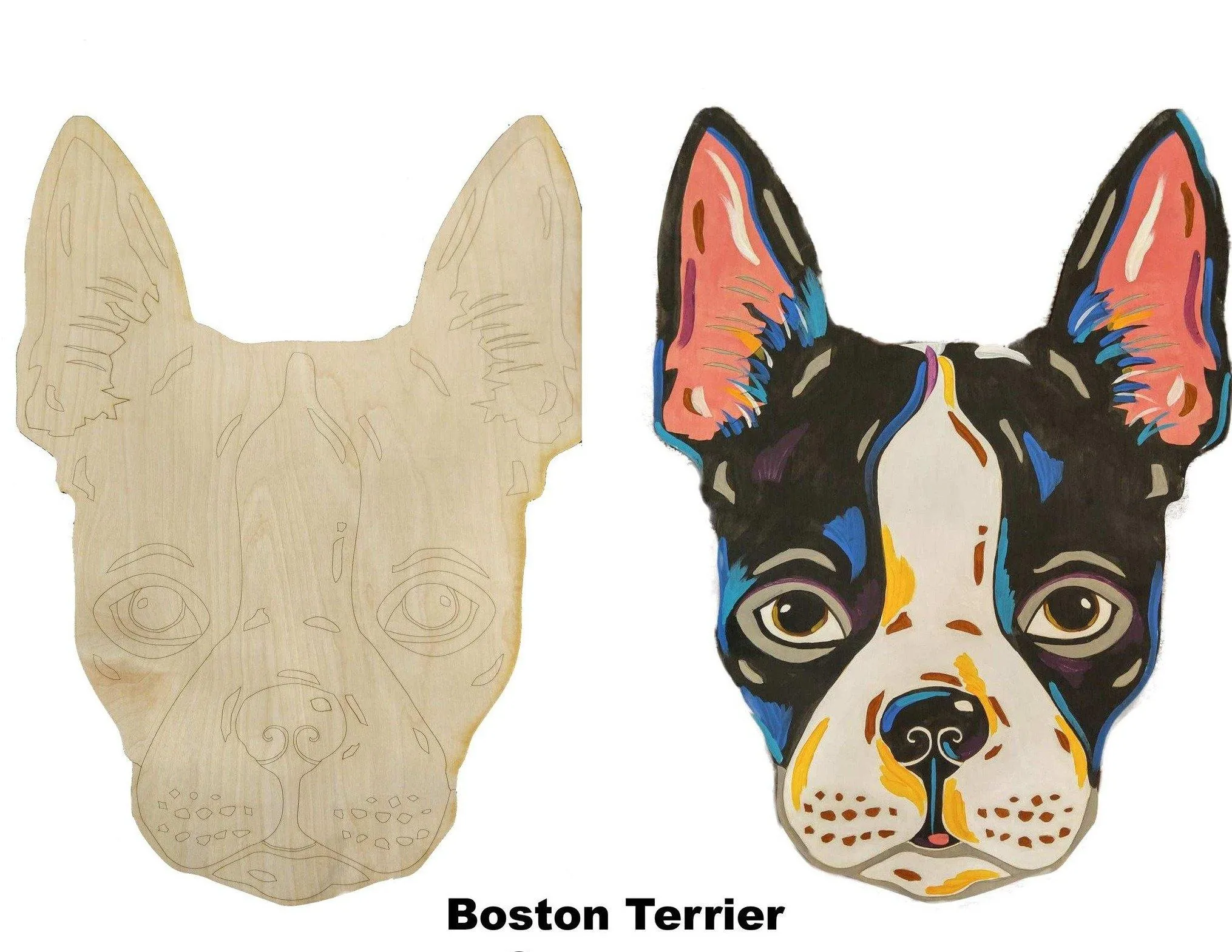 Boston Terrier-DIY Pop Art Paint Kit