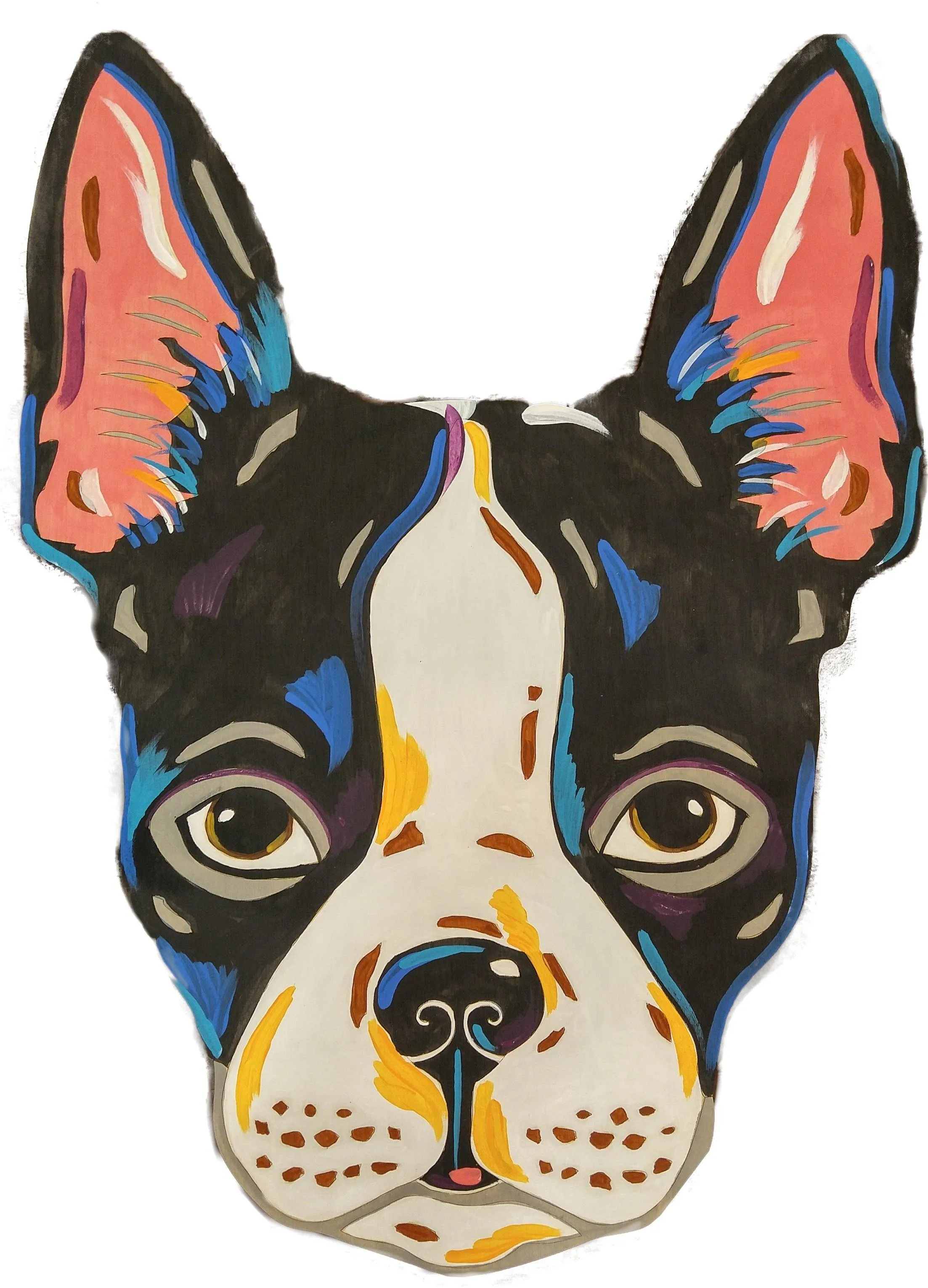 Boston Terrier-DIY Pop Art Paint Kit