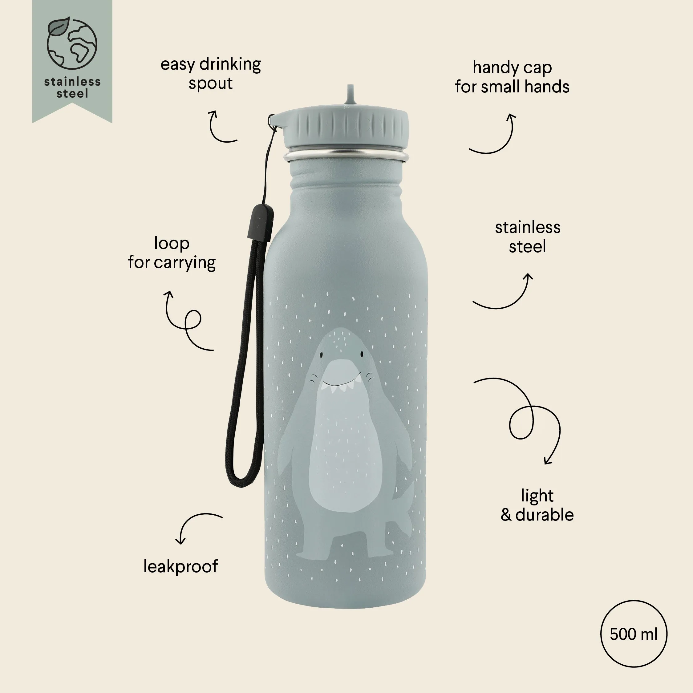 Bottle 500ml - Mr. Shark