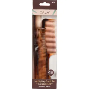 Cala Hair Styling Comb Set (4Pcs)