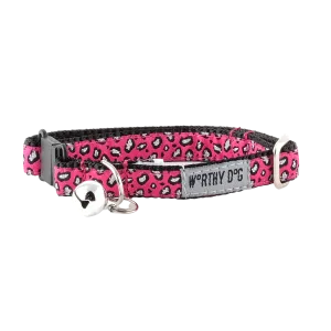 Cat Collar | Cheetah Pink