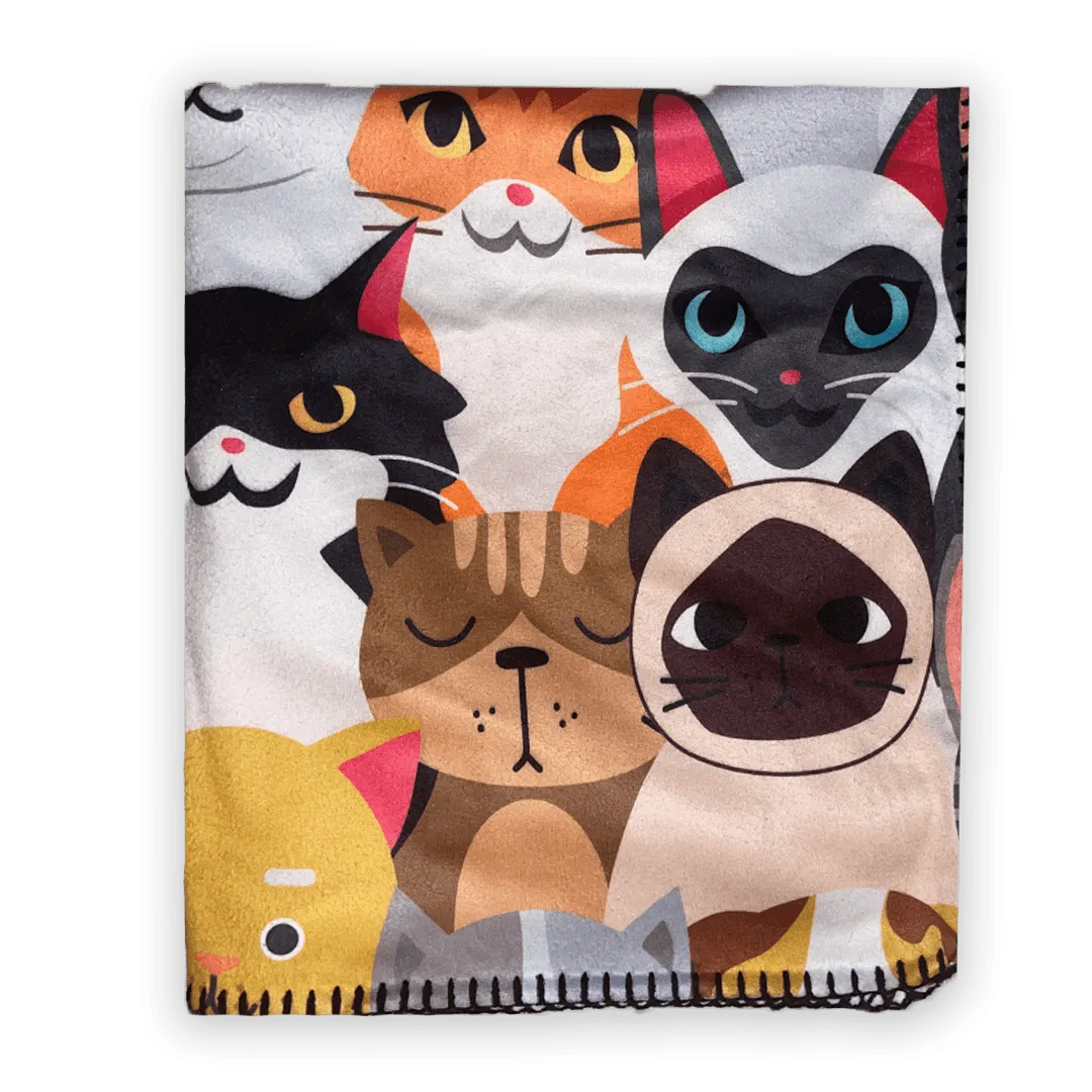 Cat Rescue Fleece Blanket