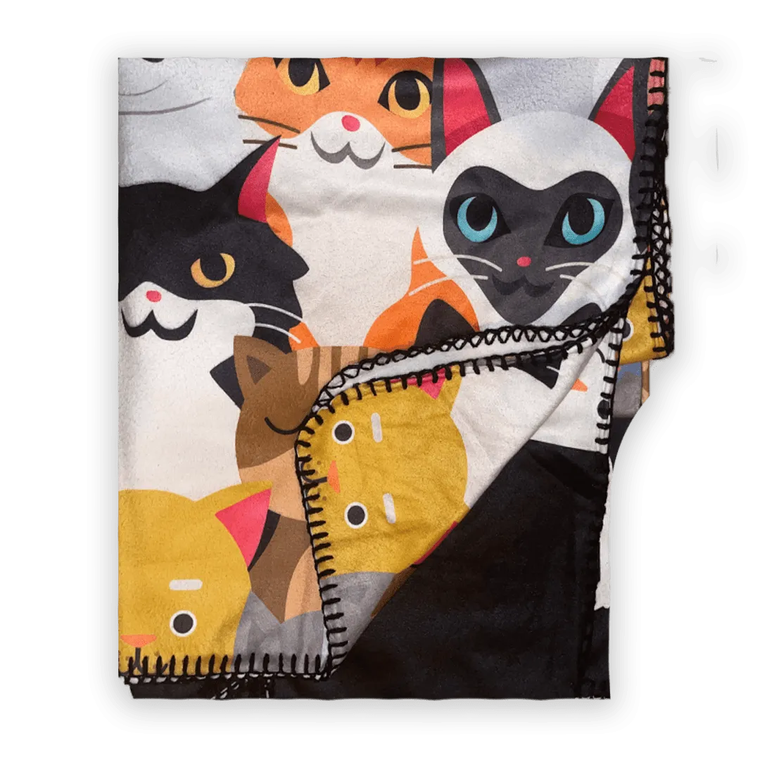 Cat Rescue Fleece Blanket