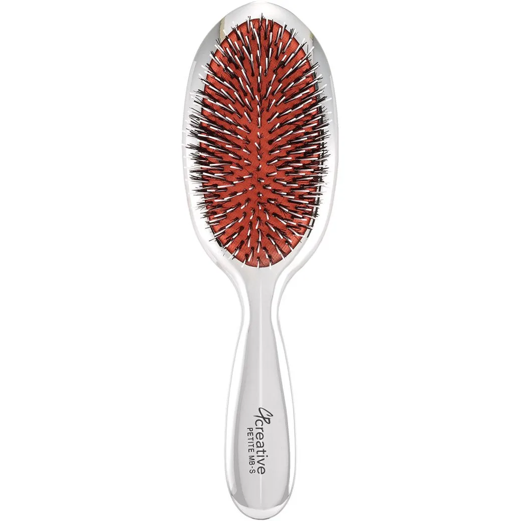 Classic Signature Paddle Silver Hair Brush (2 sizes and 2 bristle types)