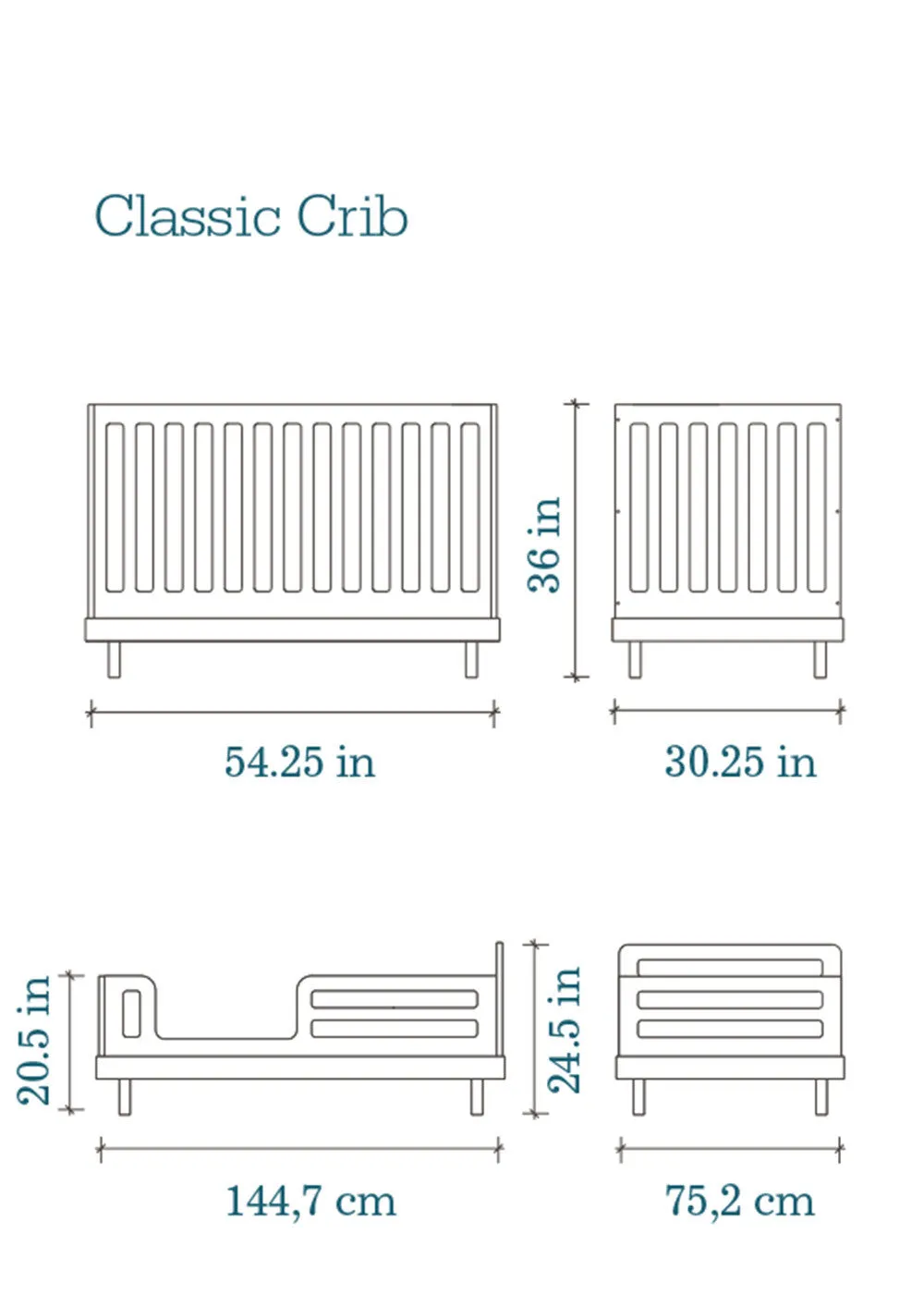 CLASSIC TODDLER BED - BIRCH