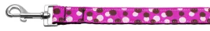 Confetti Dots Nylon Collar Fuchsia 1 wide 4ft Lsh