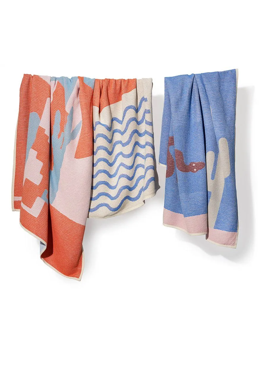 Cotton Blanket & Throw "Paros" by Sophie Probst