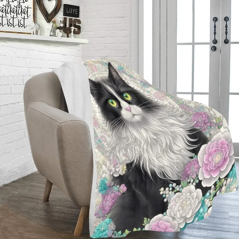 Cute Cat Soft Fleece Blanket 60" x 80"