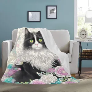 Cute Cat Soft Fleece Blanket 60" x 80"