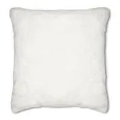 Dartmoor White Faux Fur Cushion