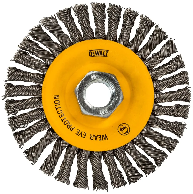 DeWALT HP DW49202B Wire Wheel, 6 in Dia, 5/8-11 in Arbor/Shank :CD: QUANTITY: 1