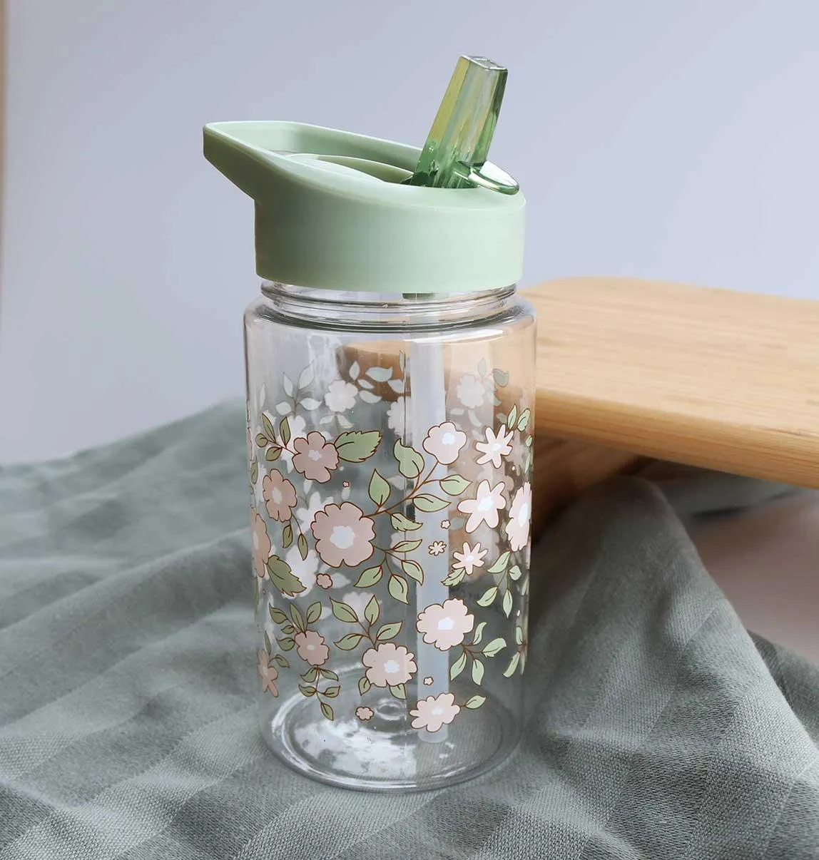 Drink Bottle - Blossoms - Sage