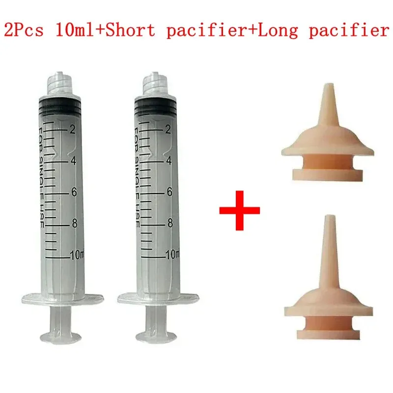 Feeding Bottle Syringe with Silicone Nipple