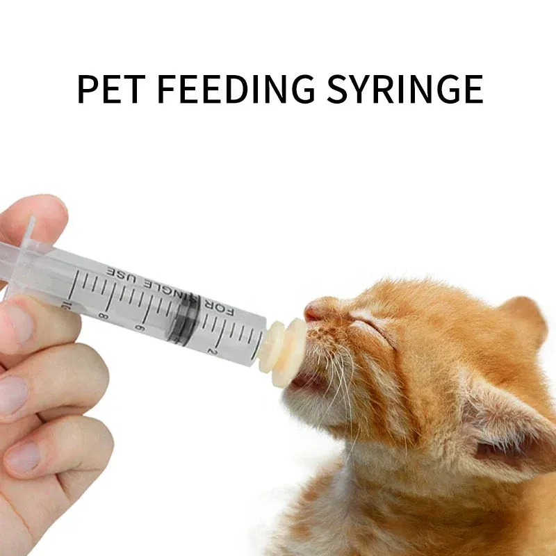 Feeding Bottle Syringe with Silicone Nipple