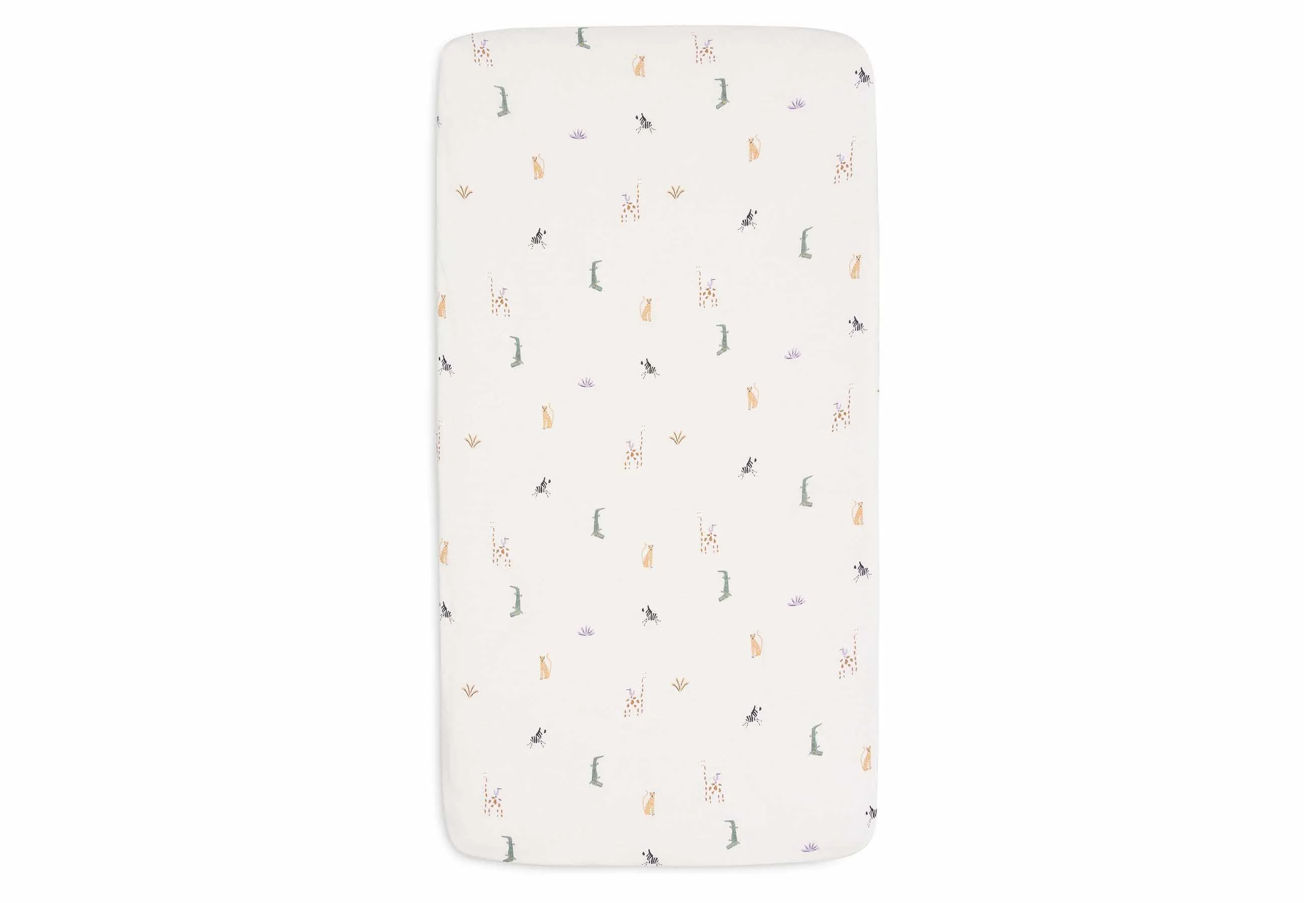 Fitted Sheet Jersey 70/75x140/150cm - Jungle Jambo