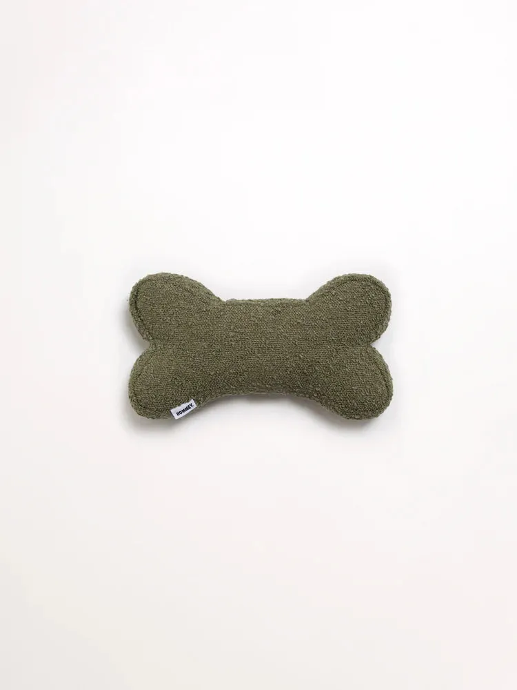 Hommey Boucle Bone Pillow - Olive