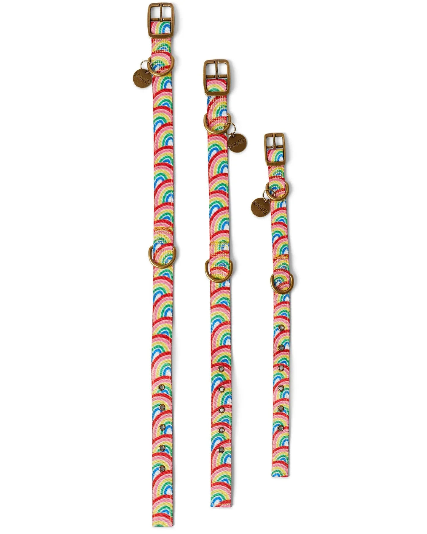 Kip & Co Rainbow Spray Dog Collar