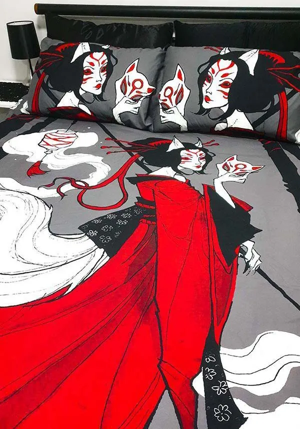 Kitsune Horrors | KING QUILT SET