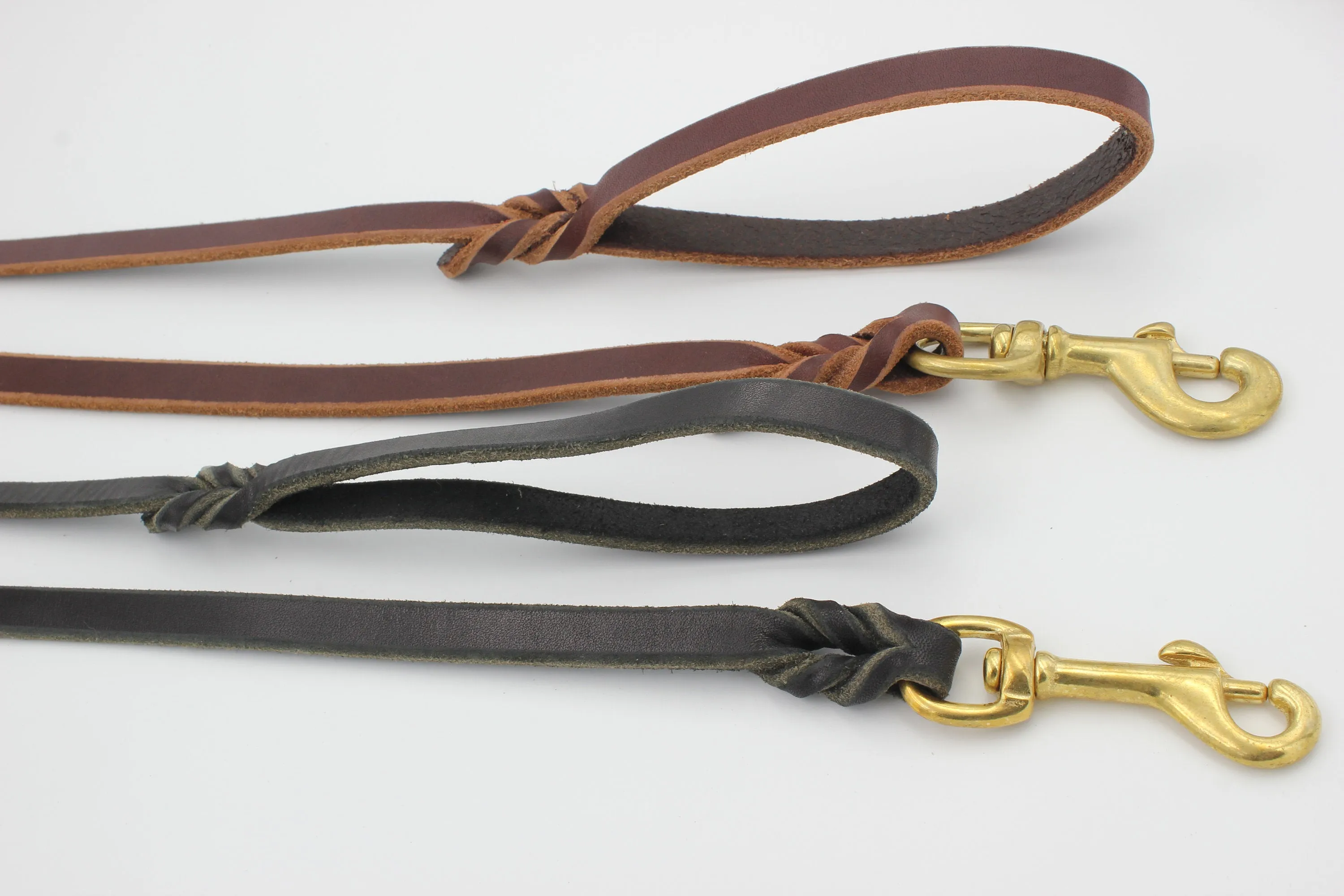 Latigo Leather Leashes 2'