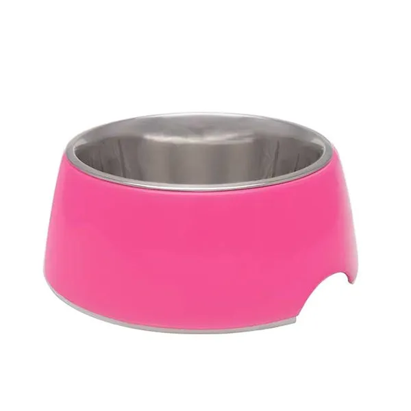 Loving Pets Retro Bowl Hot Pink Pet Dishes