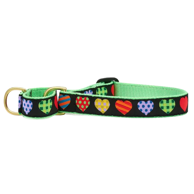 Martingale Collar | Colorful Hearts