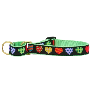 Martingale Collar | Colorful Hearts