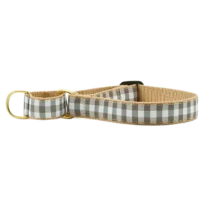 Martingale Collar | Gray Buffalo Check