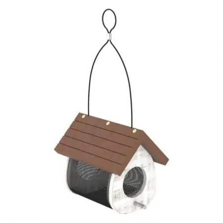 More Birds White Wood Cute Cling Thistle Feeder