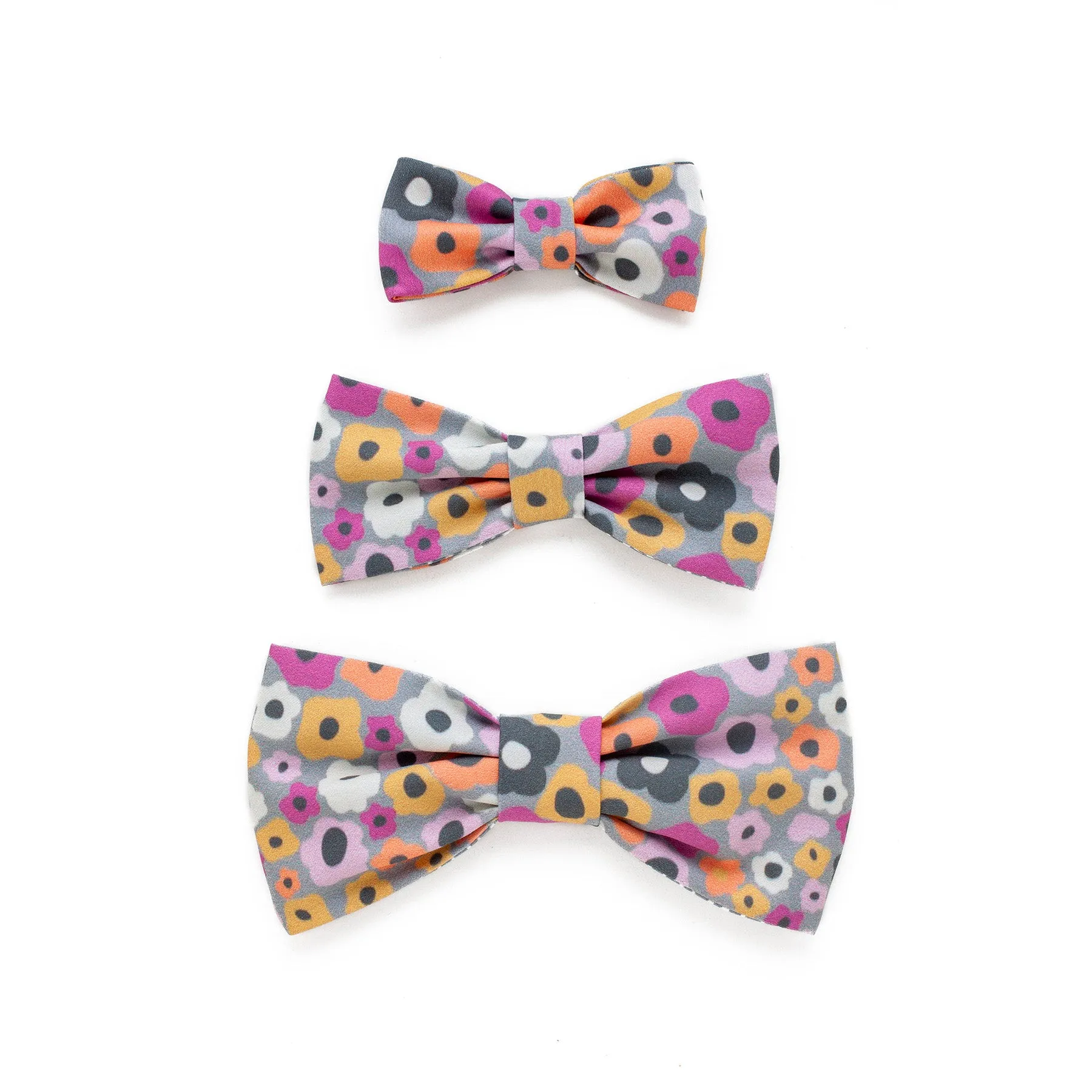 Organic Cotton Bow Tie with Floral Print