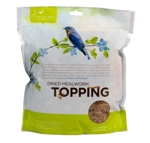 Pacific Bird Dried Mealworm Topping For Wild Birds