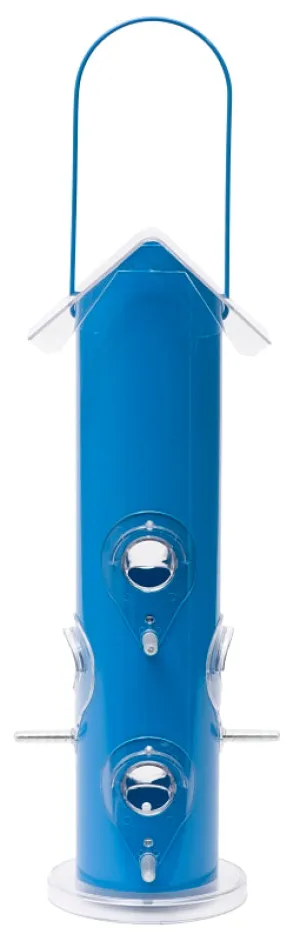 Perky-Pet 391 Wild Bird Feeder, 13-1/4 in H, 1 lb, Metal, Blue, Powder-Coated, Hanging Mounting :EA: QUANTITY: 1