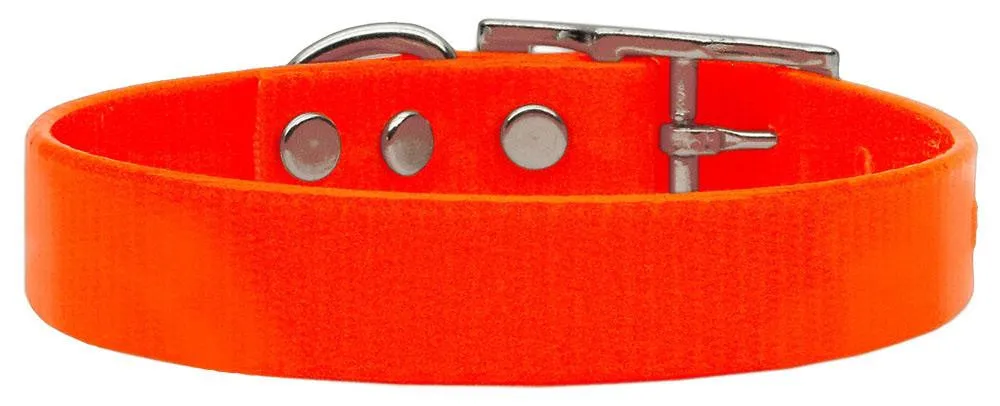 Plain Tropical Jelly Collars Orange Lg