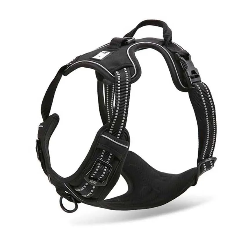 Reflective Dog Harness With Front and Back Clip