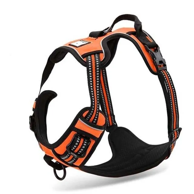 Reflective Dog Harness With Front and Back Clip