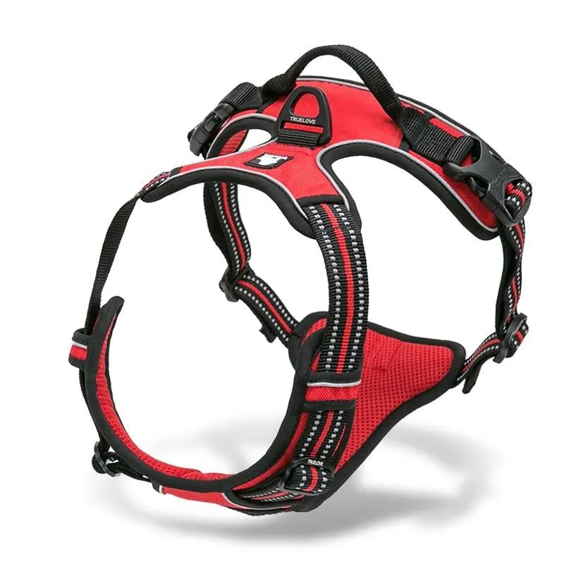 Reflective Dog Harness With Front and Back Clip