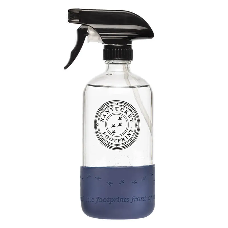 Reusable 16 oz Glass Spray Bottle (Empty) with Silicone Cushion Base