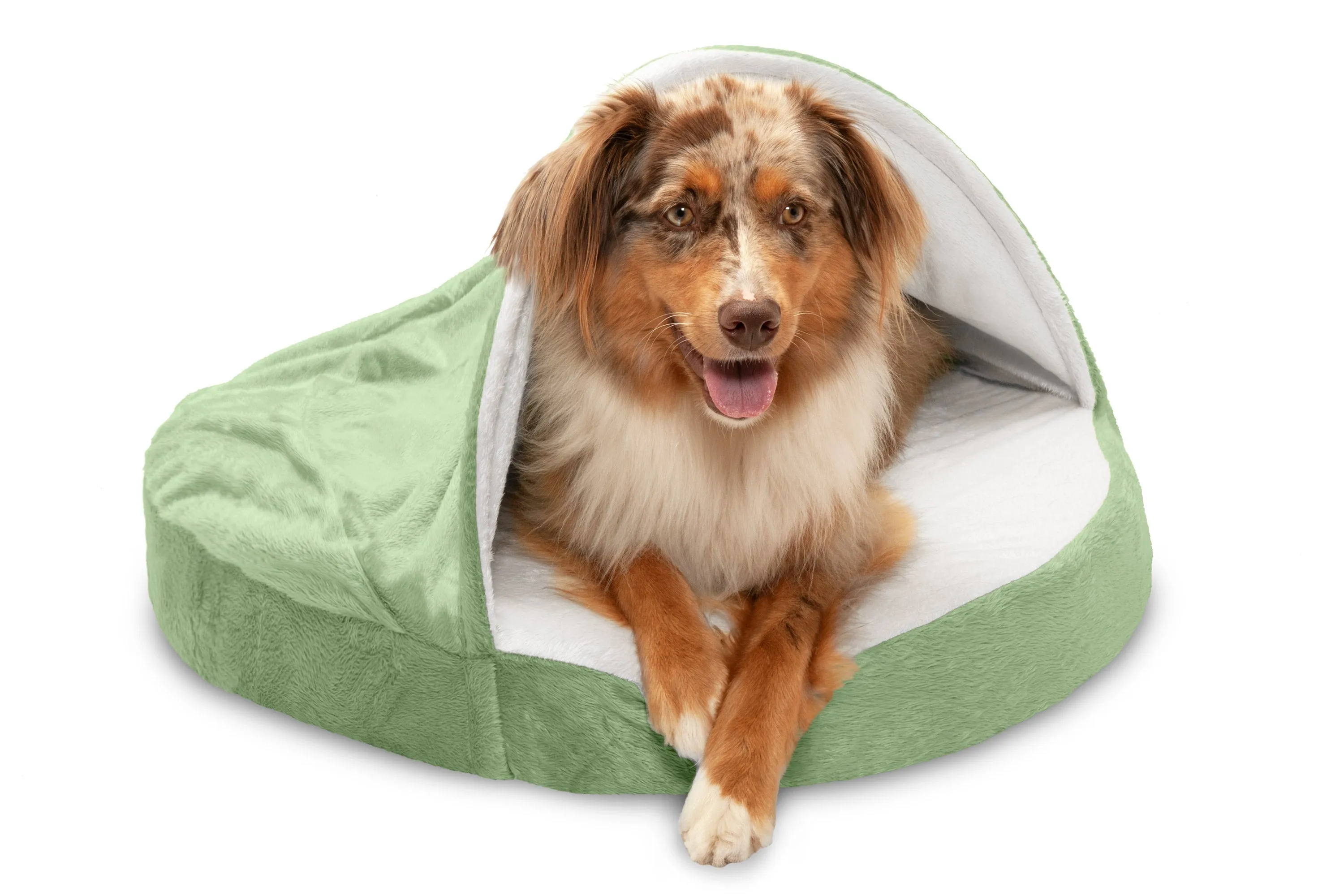 Snuggery Burrow Dog Bed - Microvelvet