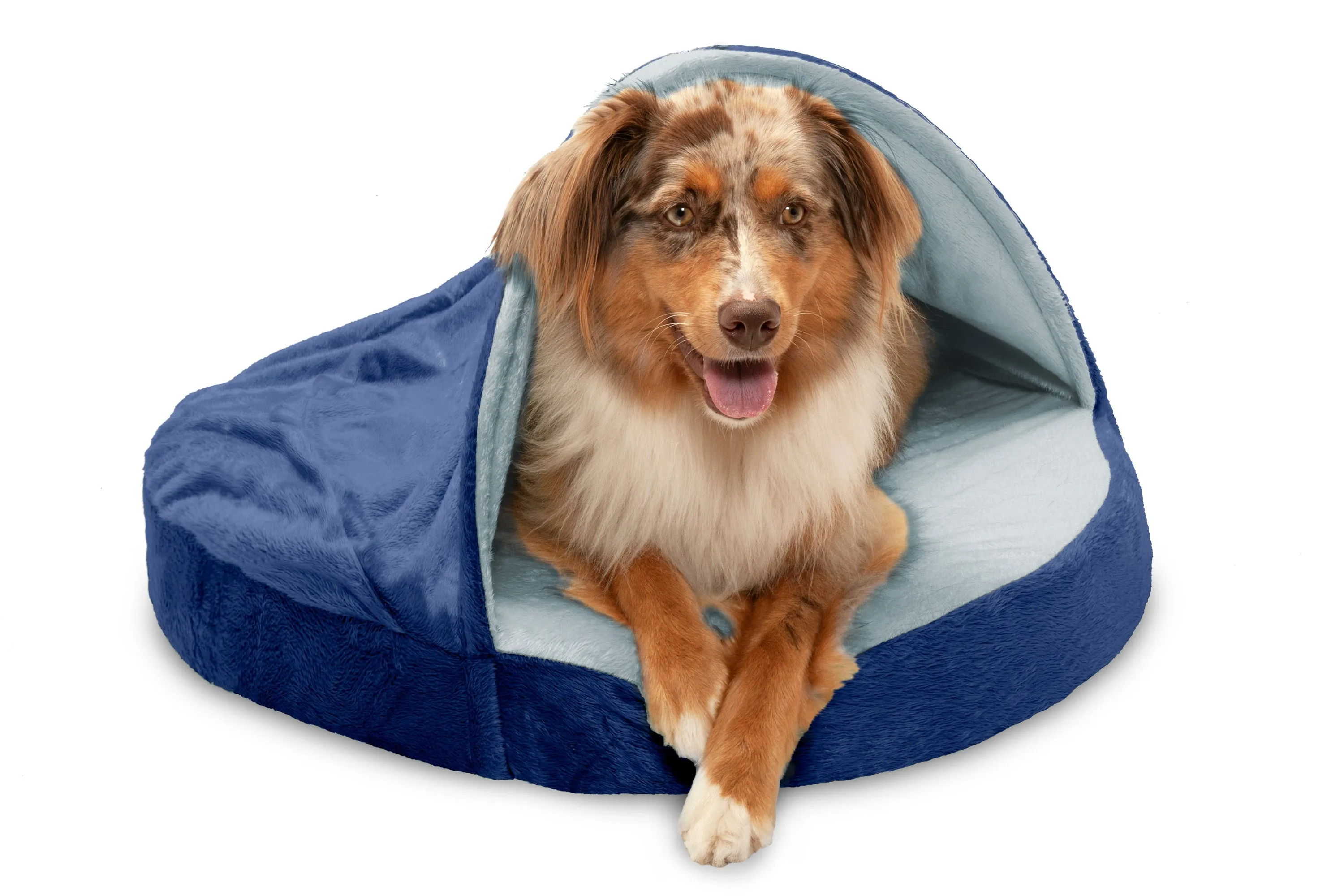 Snuggery Burrow Dog Bed - Microvelvet