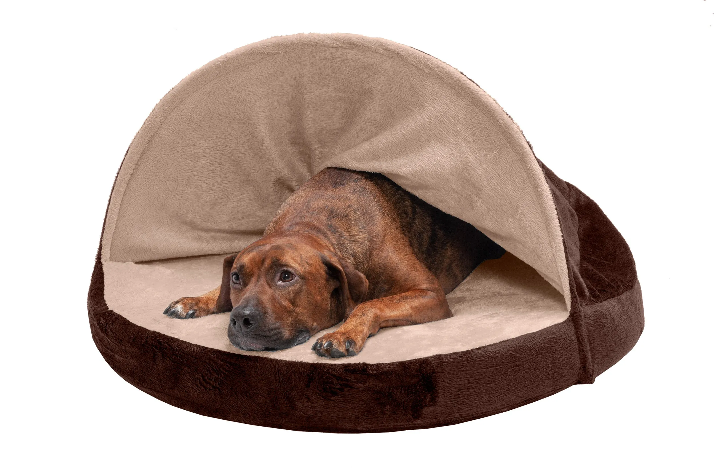 Snuggery Burrow Dog Bed - Microvelvet